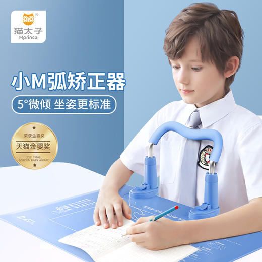 严选 | 猫太子儿童坐姿卫士护栏式矫正器防近视支架小学生学习纠正姿势 商品图0