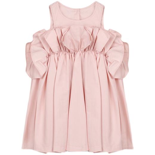 裁缝学苑TG103女夏装新款女童连衣裙公主裙无袖纯色花瓣裙子纸样 商品图1