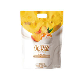 君乐宝优果酪黄桃配沙棘风味发酵乳100g*8