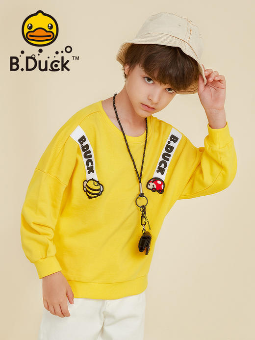 B.Duck小黄鸭童装秋季圆领卫衣105-150 BF3208911 商品图1
