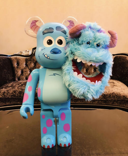 Bearbrick 怪兽大学 毛怪苏利文-400%+100% 商品图2
