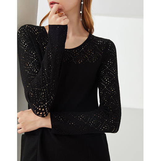 EITIE爱特爱6301006针织连衣裙 商品图5