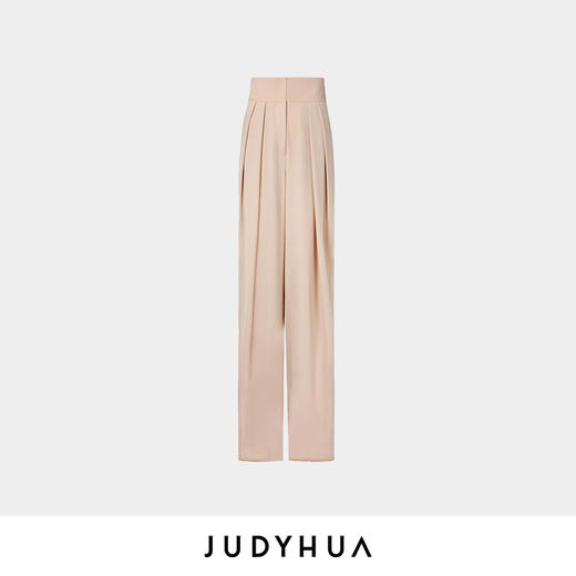 JUDYHUA 皱褶设计直筒裤 商品图7