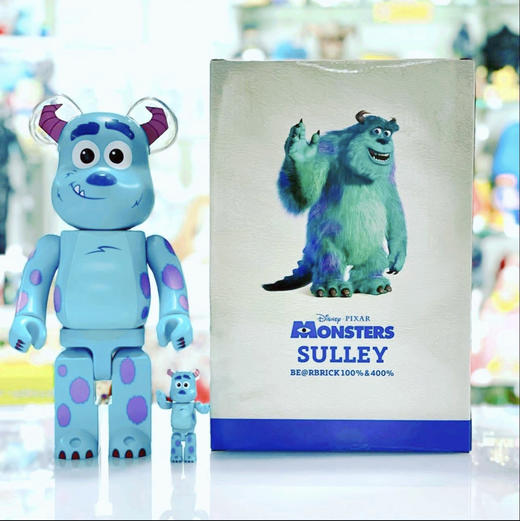 Bearbrick 怪兽大学 毛怪苏利文-400%+100% 商品图3