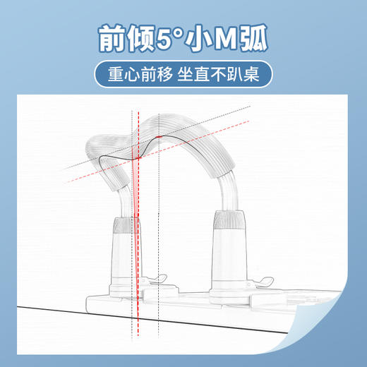 严选 | 猫太子儿童坐姿卫士护栏式矫正器防近视支架小学生学习纠正姿势 商品图3