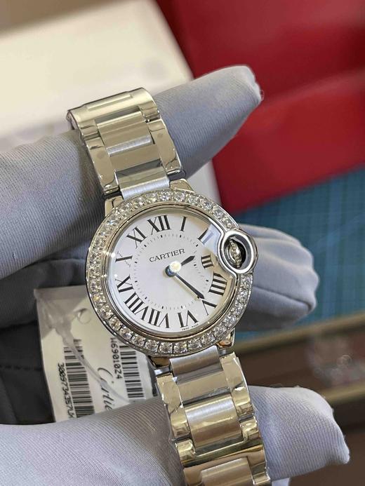 卡地亚Cartier蓝气球石英女表（28mm外圈带钻款），地表醉强，天花板复刻 商品图0