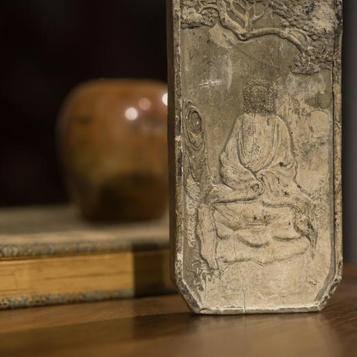 清代 释迦摩尼得道图白墨 商品图2