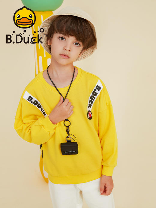 B.Duck小黄鸭童装秋季圆领卫衣105-150 BF3208911 商品图2