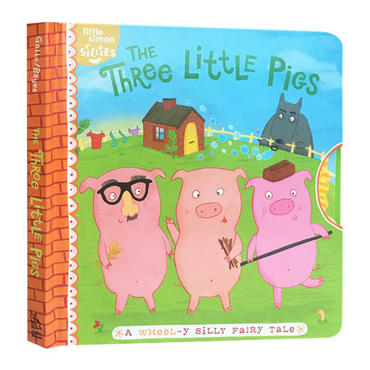 三只小猪 英文原版 The Three Little Pigs 机关操作纸板书 经典童话故事书 儿童英语启蒙早教认知 英文版进口原版书籍 商品图0
