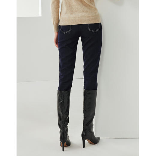 EITIE爱特爱春秋新款高腰气质通勤显瘦裤子6305001 商品图5