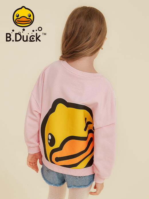 B.Duck小黄鸭童装秋季圆领卫衣105-150 BF3208911 商品图6