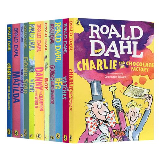 罗尔德达尔系列英文原版童书11册 Roald Dahl 儿童章节桥梁书 查理与巧克力工厂 好心眼圆梦巨人 英文版中小学生英语读物 进口正版 商品图2