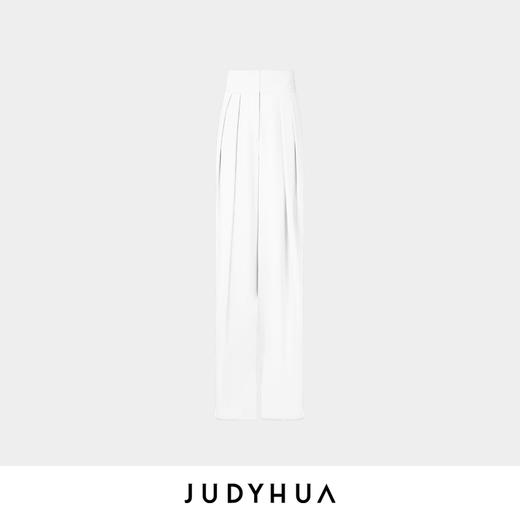 JUDYHUA 皱褶设计直筒裤 商品图8