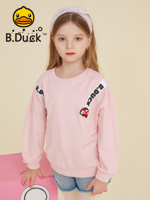 B.Duck小黄鸭童装秋季圆领卫衣105-150 BF3208911 商品图5