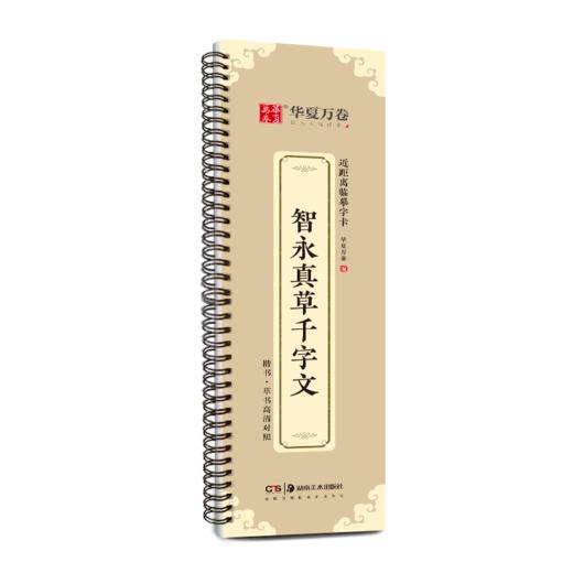 近距离临摹字卡-智永真草千字文 商品图0