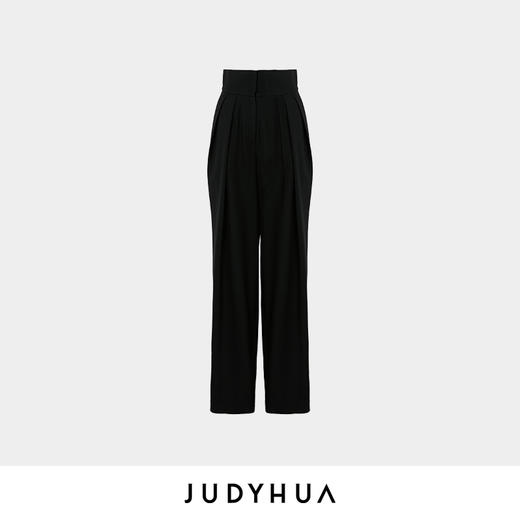 JUDYHUA 皱褶设计直筒裤 商品图6