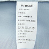 VIMAGE纬漫纪新款娃娃领纯色舒适五分袖衬衣VC2109216 商品缩略图6