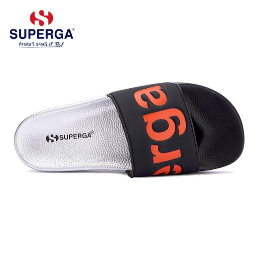 SUPERGA夏季新品意大利进口百搭舒适平底一字拖女凉拖外穿拖鞋女 商品图3