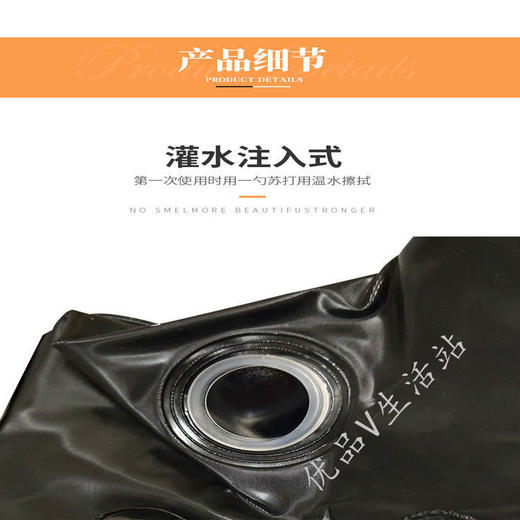 挂式40L 折叠野外沐浴晒水袋太阳能热水袋户外淋浴洗漱水袋洗澡袋 商品图8