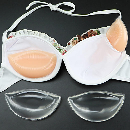 泳衣隐形防水硅胶插片 加厚婚纱礼服衣胸垫 商品图2