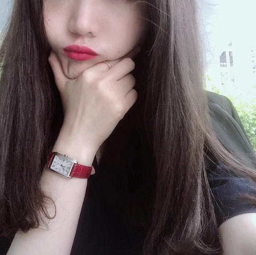 浪琴黛卓维纳小红表（可选黑色皮带），女士石英腕表，瑞士进口石英机芯，走时精准，完美复刻，乱真无压力～ 商品图2