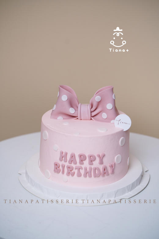翻糖粉色蝴蝶结款  提前两天预定哦 商品图0