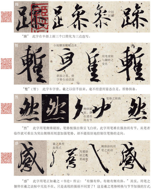 【书法】王羲之学习套装：《兰亭序入门》+《圣教序百字卡》+《黄庭经百字卡》+《乐毅论百字卡》+《王羲之尺牍》，5本打包热销！ 商品图3