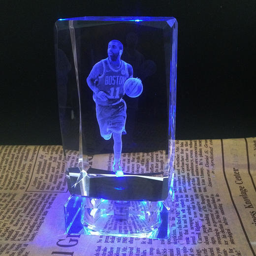 NBA球星科比詹姆斯水晶篮球摆件520送男友男生同学生日礼物DIY 商品图5