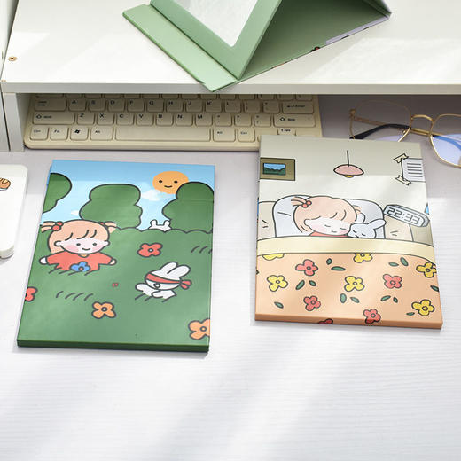 书桌折叠化妆镜梳妆镜可爱公主镜少女心学生宿舍桌面纸镜小镜子 商品图6