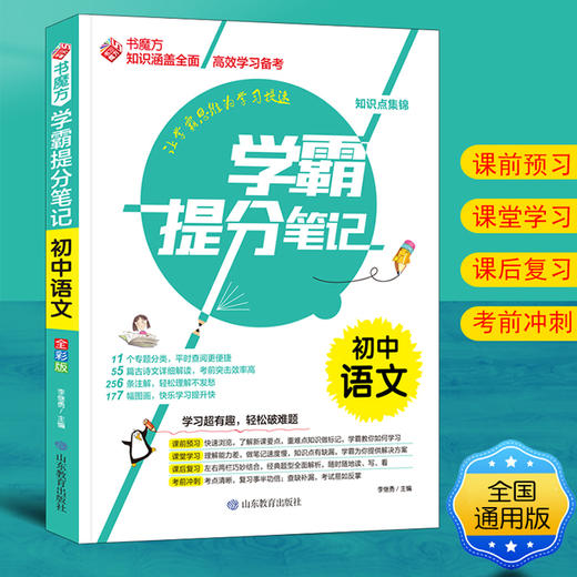 学霸提分笔记 初中语文 商品图2
