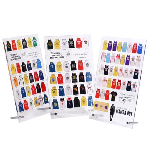 球迷用品球星科比球衣摆件职业生涯36件球衣纪念品相册摆件詹姆斯篮球手办 商品图4