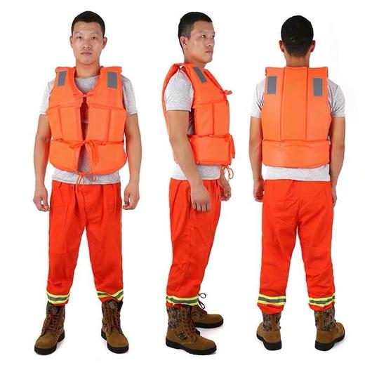 救生衣成人专业便携钓鱼船用浮潜矶钓加厚牛津马甲儿童浮力背心 商品图2