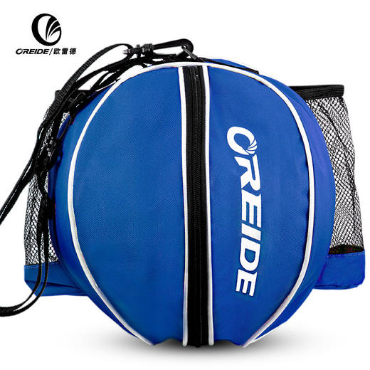篮球包足排球袋圆形单双肩可放水杯训练收纳球网袋 商品图6