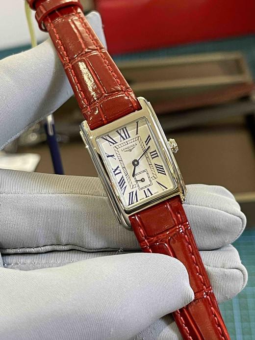 浪琴黛卓维纳小红表（可选黑色皮带），女士石英腕表，瑞士进口石英机芯，走时精准，完美复刻，乱真无压力～ 商品图6