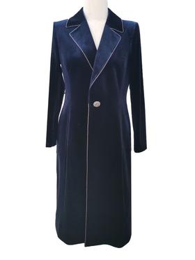 皮尔卡丹女装风衣高级复古时尚通勤气质风衣P1320G1990N0
