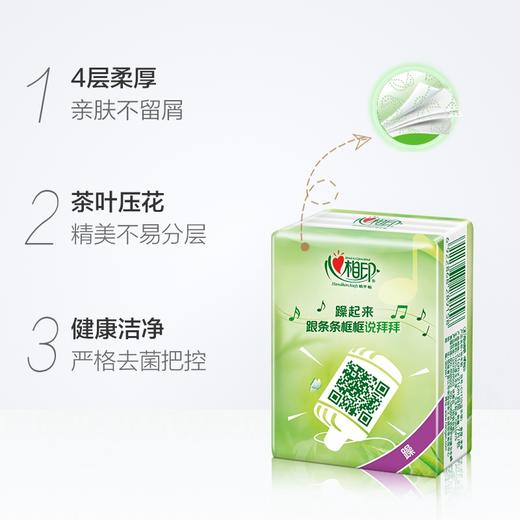 心相印手帕纸茶语4层12包/条   C1710  1条 商品图3