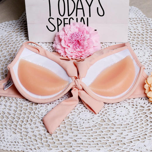 泳衣隐形防水硅胶插片 加厚婚纱礼服衣胸垫 商品图8