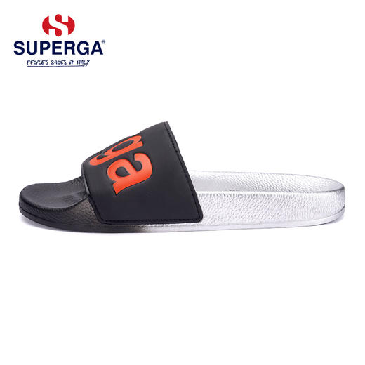 SUPERGA夏季新品意大利进口百搭舒适平底一字拖女凉拖外穿拖鞋女 商品图2