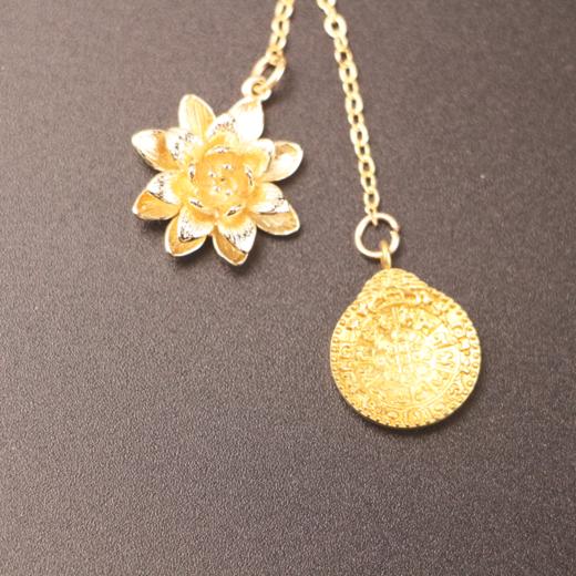 九宫八卦莲花耳坠 商品图3