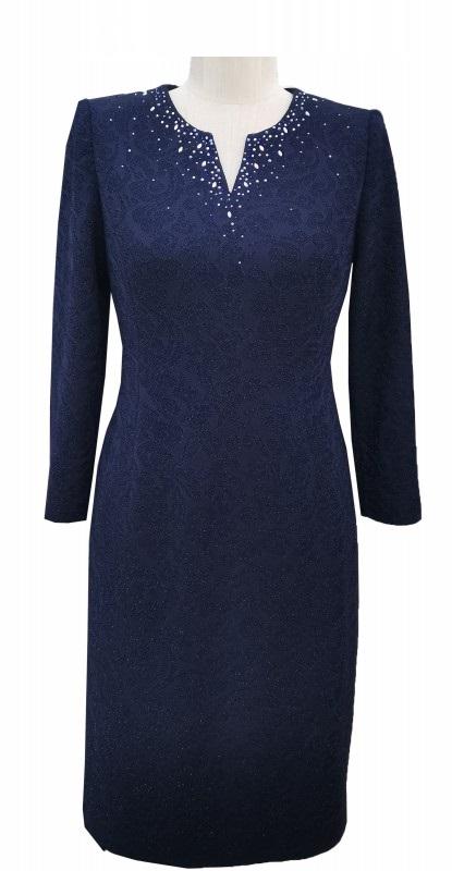 皮尔卡丹女装秋季新款通勤淑女端庄长袖连衣裙P1315E1878N0
 商品图0