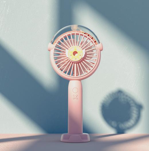 【风扇】亿觅卡通加湿便携迷你USB手持风扇 商品图2