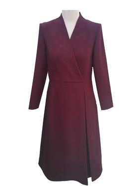 皮尔卡丹女装秋季新款端庄优雅宴会礼服连衣裙P1318E1898R2
