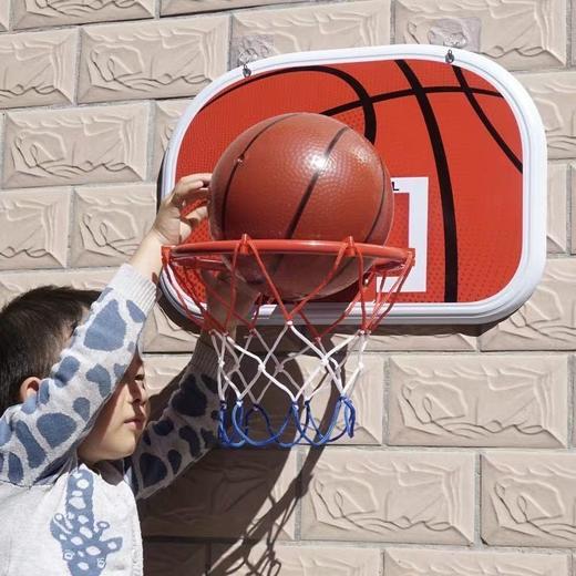 免打孔悬挂式篮球架篮筐壁挂宿舍室内家用儿童篮球框宝宝投篮玩具 商品图5