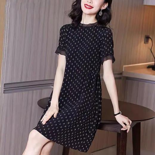 TZW-夏季新款时尚修身遮肚碎花连衣裙女 商品图0