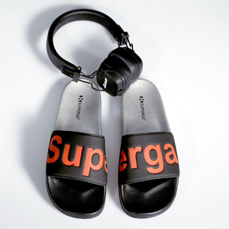 SUPERGA夏季新品意大利进口百搭舒适平底一字拖女凉拖外穿拖鞋女