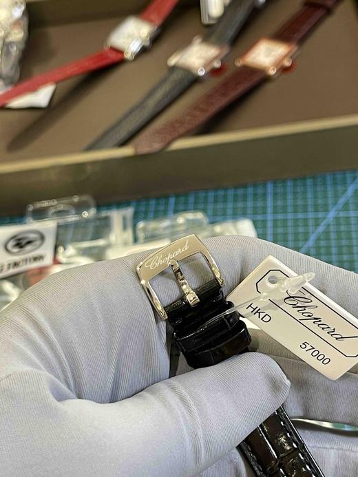 肖邦快乐钻石（黑色皮带银色表盘），女士石英腕表，瑞士进口石英机芯，走时精准，完美复刻，乱真无压力～ 商品图8