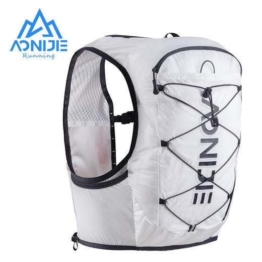 奥尼捷白色越野背包大约10升装C9108S纯白 商品图3