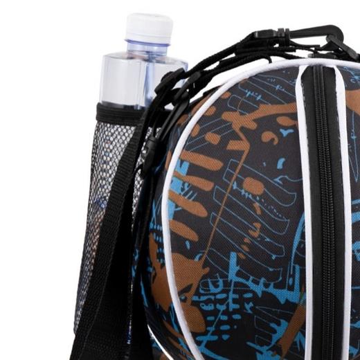 篮球包足排球袋圆形单双肩可放水杯训练收纳球网袋 商品图3