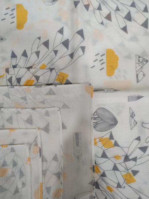 moimoln小云朵方巾婴儿新生儿手帕手绢口水巾LKX2WZ4C07 商品图4