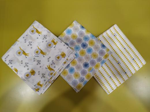 moimoln小云朵方巾婴儿新生儿纱布薄款手帕手绢口水巾LMX1WZ4C08 商品图0